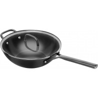 Zwilling Milano Wok mit Glasdeckel 30 cm Schwarz - Aluminium