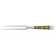 Güde Alpha Fasseiche Fleischgabel 18 cm - CVM-Messerstahl - Griffschalen Weinfass-Eichenholz