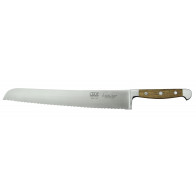 Güde Alpha Fasseiche Brotmesser 32 cm - CVM-Messerstahl - Griffschalen Weinfass-Eichenholz