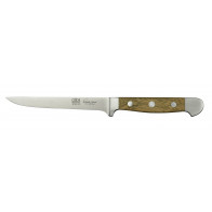 Güde Alpha Fasseiche Ausbeinmesser 13 cm flexibel - CVM-Messerstahl - Griffschalen Weinfass-Eichenholz