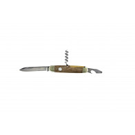 Güde Alpha Fasseiche Taschenmesser - CVM-Messerstahl - Griffschalen Weinfass-Eichenholz