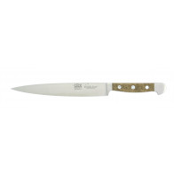 Güde Alpha Fasseiche Schinkenmesser 21 cm - CVM-Messerstahl - Griffschalen Weinfass-Eichenholz