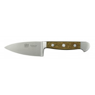 Güde Alpha Fasseiche Hartkäsemesser 10cm - CVM-Messerstahl - Griffschalen Weinfass-Eichenholz