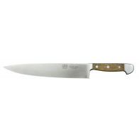 Güde Alpha Fasseiche Kochmesser 26 cm - CVM-Messerstahl - Griffschalen Weinfass-Eichenholz