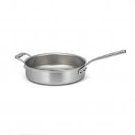 Falk Culinair Flandria Sauteuse gerade 28 cm / 4,0 L - Edelstahl-Mehrschichtmaterial mit Kupferkern