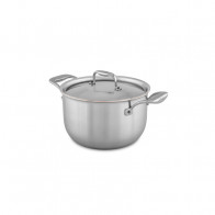 Falk Culinair Flandria Kochtopf 20 cm / 3,4 L - Edelstahl-Mehrschichtmaterial mit Kupferkern