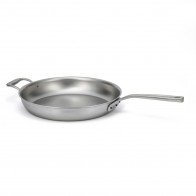 Falk Culinair Flandria Pfanne 32 cm - Edelstahl-Mehrschichtmaterial mit Kupferkern