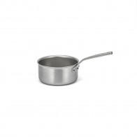 Falk Culinair Flandria Stielkasserolle 18 cm / 2,0 L - Edelstahl-Mehrschichtmaterial mit Kupferkern