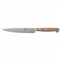 Güde Alpha Walnuss Zubereitungsmesser 16 cm - CVM-Messerstahl - Griffschalen Walnussholz