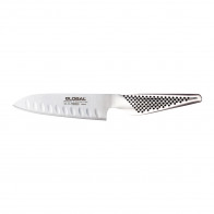 Global GS-90 Santoku 13 cm mit Kullen - Cromova 18 Stahl