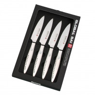 Global SAI Steakmesser-Set 4-teilig SAIT01/4 - Cromova 18 Sanso Stahl