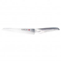 Global SAI-M04 Brötchenmesser 17 cm - Cromova 18 Sanso Stahl
