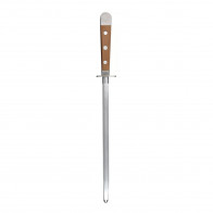 Güde Alpha Birne Wetzstahl 26 cm - CVM-Messerstahl - Griffschalen Birnenholz