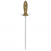 Güde Alpha Fasseiche Wetzstahl D'Artagnan 32 cm - CVM-Messerstahl - Griffschalen Weinfasseichenholz
