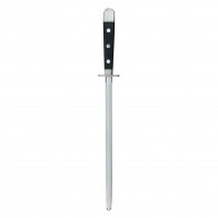 Güde Alpha Wetzstahl 26 cm - CVM-Messerstahl - Griffschalen Hostaform
