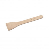 de Buyer B Bois Spatel 25 cm mit schräger Kante - Buchenholz mit Bienenwachsfinish