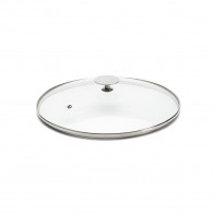 de Buyer Glas Deckel 32 cm mit Edelstahlknauf