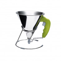 de Buyer Kwik automatischer Trichter 0,8 L - grün mit Untersatz
