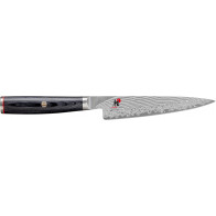 Miyabi 5000 FCD Shotoh 13 cm - Griff aus Pakkaholz in traditioneller D-Form - FC61 - Schwarz