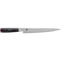 Miyabi 5000 FCD Sujihiki 24 cm - Griff aus Pakkaholz in traditioneller D-Form - FC61 - Schwarz