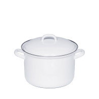 Riess Classic Weiß Fleischtopf 16 cm / 1,5 L - Emaille