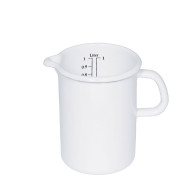 Riess Classic Weiß Küchenmaß 0,5 L - Emaille