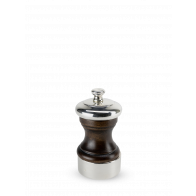 Peugeot Palace Pfeffermühle 10 cm Edelstahl versilbert & Holz - Stahlmahlwerk