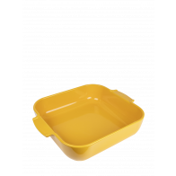Peugeot Appolia Auflaufform quadratisch 36 cm safrangelb - Keramik