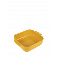 Peugeot Appolia Auflaufform quadratisch 21 cm safrangelb - Keramik