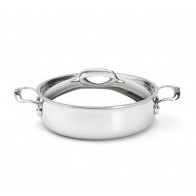 de Buyer Affinity Bratentopf nieder 28 cm / 4,6 L - Edelstahl-Mehrschichtmaterial