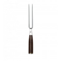 KAI Shun Premier Tim Mälzer Fleischgabel 16,5 cm - AUS8A-Stahl - Griff Pakkaholz