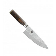 KAI Shun Premier Tim Mälzer Kochmesser 15 cm - Damaststahl - Griff Pakkaholz