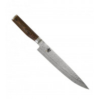 KAI Shun Premier Tim Mälzer Schinkenmesser 24 cm - Damaststahl - Griff Pakkaholz