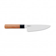 KAI Seki Magoroku Red Wood Kochmesser 15 cm - Carbon 1K6 Stahlklinge - Griff Pakkaholz