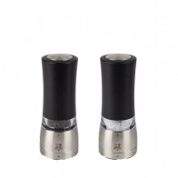 Peugeot Daman U'Select Duo Pfeffer- + Salzmühle elektrisch 16 cm Acryl - Zirlion-Mahlwerk
