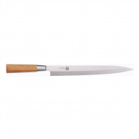 Suncraft MU Sashimimesser 27 cm einseitig geschliffen - Japan-Stahl - Griff Pakkaholz