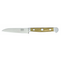 Güde Alpha Olive Gemüsemesser 9 cm - CVM-Messerstahl - Griffschalen Olivenholz