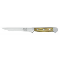 Güde Alpha Olive Ausbeinmesser 13 cm flexibel - CVM-Messerstahl - Griffschalen Olivenholz