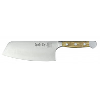 Güde Alpha Olive Chai Dao Messer 16 cm - CVM-Messerstahl - Griffschalen Olivenholz