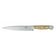 Güde Alpha Olive Filiermesser 18 cm - CVM-Messerstahl - Griffschalen Olivenholz