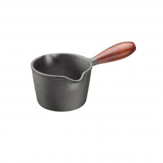 Skeppshult Traditional Mini Soßen Topf 0,5 L - Gusseisen mit Buchenholzgriff