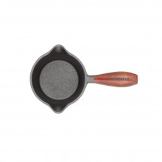 Skeppshult Traditional Mini Soßen Topf 0,5 L - Gusseisen mit Buchenholzgriff