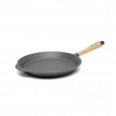 Skeppshult Traditional Bratpfanne 24 cm - Gusseisen mit Eichenholzgriff