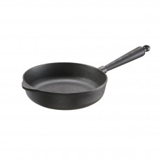 Skeppshult Nutrient Servierpfanne 25 cm - Gusseisen mit Eschengriff & Messingknopf