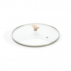 de Buyer Universeller Glasdeckel 20 cm mit Holzgriff