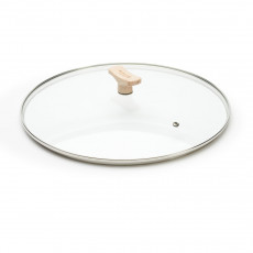 de Buyer Universeller Glasdeckel  32 cm mit Holzgriff
