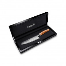 Nesmuk Exklusiv C150 Damast Kochmesser 18 cm - Griff Wacholder