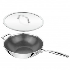 Zwilling Peak Wok mit Deckel 30 cm - 18/10 Edelstahl