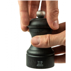 Peugeot Bistro Salzmühle 10 cm Buchenholz schwarz matt - Zirlion-Mahlwerk