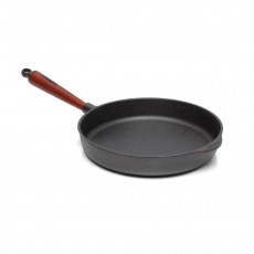 Skeppshult Traditional Servierpfanne 30 cm - Gusseisen mit Buchenholzgriff